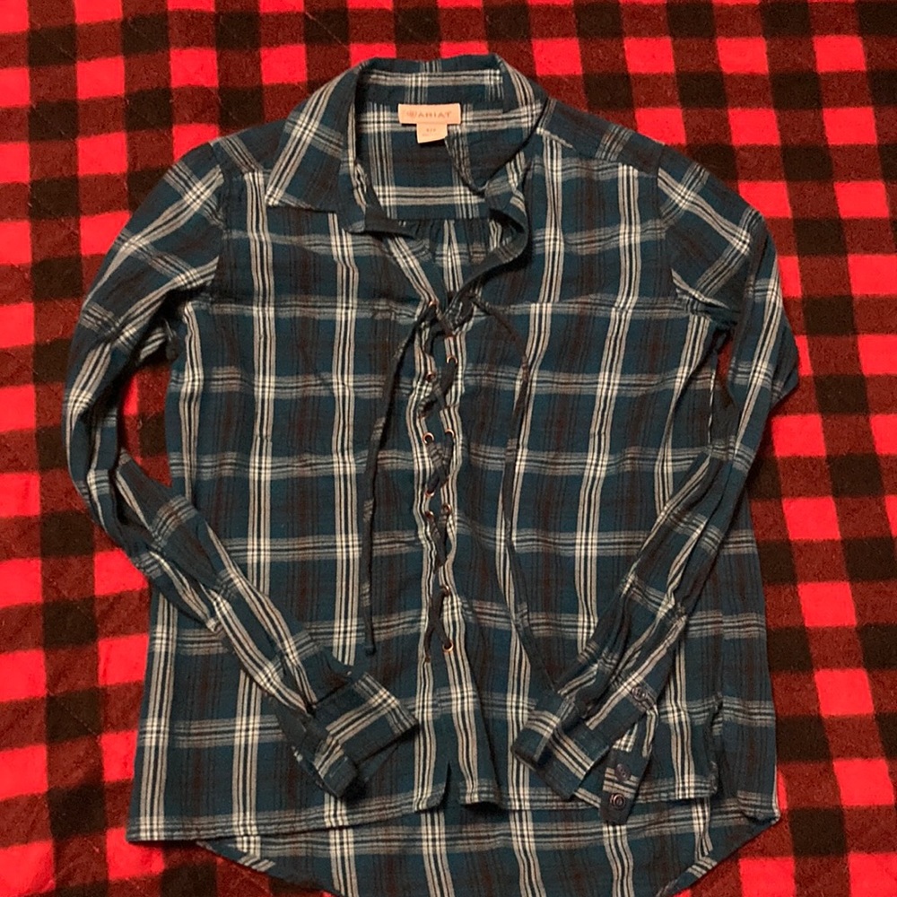 Ariat Blue Flannel